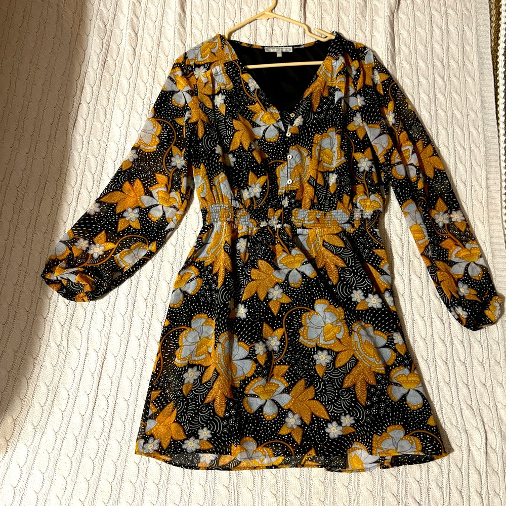 Daniel Rainn Parnika Button Detail Dress